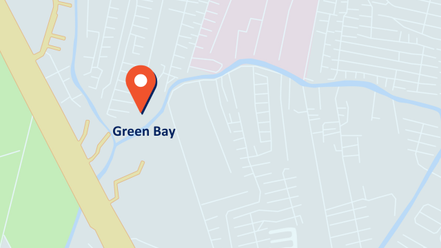 Green Bay location marker